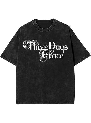 Three Days Grace グラフィックTシャツ ブラック Amazon.com: Three Music Days Grace Band One-X Men's Long