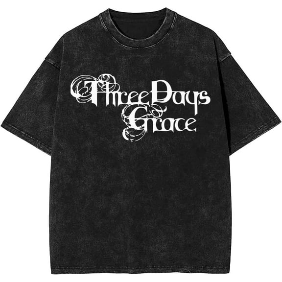 Three Days Grace Shirt Mans Women Vintage Oversized T Shirt Summer Crew Neck Short Sleeve Fashion Graphic Tees Retro Tops Unisex T-Shirts