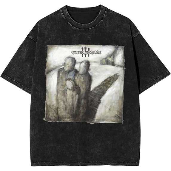 Three Days Grace Shirt Men Women Vintage Oversized T Shirt Summer Round Neck Short Sleeve Stylish Graphic Tee Retro Top Unisex T-Shirts
