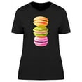 thumbnail image 1 of Three Delicious Macarons T-Shirt Women -Image by Shutterstock, Female x-Large, 1 of 2