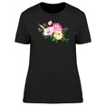 thumbnail image 1 of Three Different Colored Flowers Tee Women's -Image by Shutterstock, 1 of 1