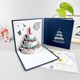 thumbnail image 1 of 100Fens Three-Dimensional Birthday Card Cake Small Card Printing Photo Special Gift, 1 of 2