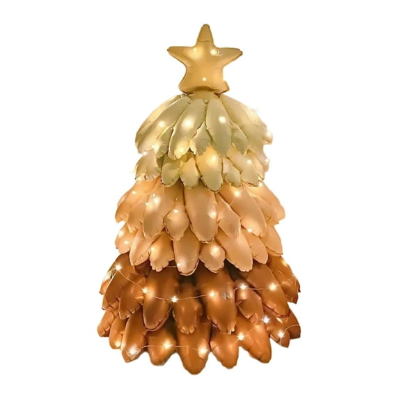 Three Dimensional Christmas Tree Balloon, Glowing Holiday Decorations, Inflatable Party Decor, for Store Displays and Christmas Party Atmosphere Creation