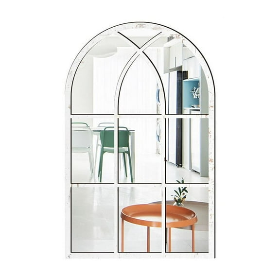 Three-Dimensional Imitation Window Wooden Acrylic Mirror Wall Sticker Decoration