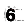 thumbnail image 1 of Three-Dimensional Iron Art House Number Sign, Customizable Letters and Screws for Home Decor, Antique Industrial Style Wall Decor, 1 of 5