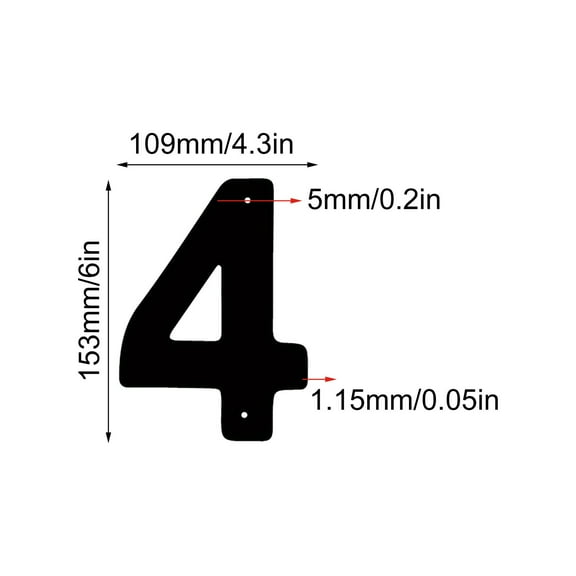 Three-Dimensional Iron Art House Number Sign, Customizable Letters and Screws for Home Decor, Antique Industrial Style Wall Decor