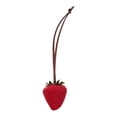 thumbnail image 1 of Three-Dimensional Strawberry Keychain Bag Charm, Red, 1 of 6