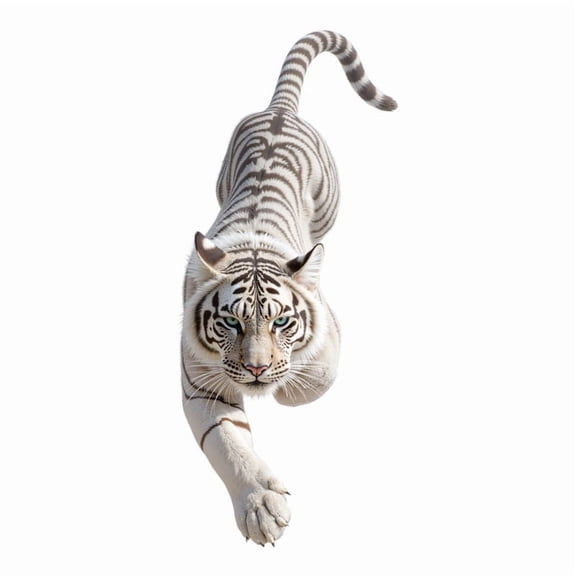 Three-Dimensional Tiger Pattern Wall Sticker - Unique 3D Decor for Living Rooms, Bedrooms, Nurseries, and Offices