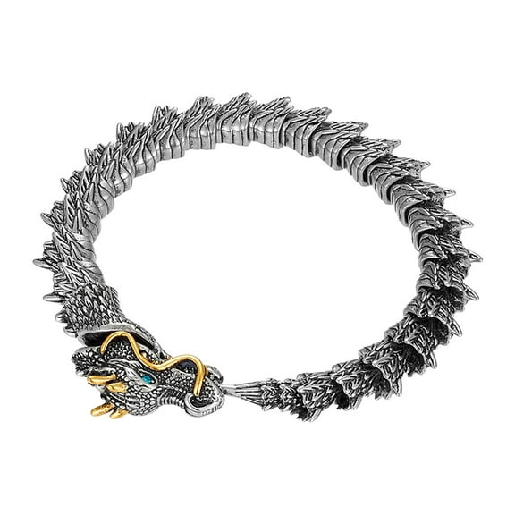 Three-Dimensional Vintage Head Bracelet,Unisex Fashion Jewelry,Durable Electroplated Copper,Trendy Statement Accessory,Birthday Gift A