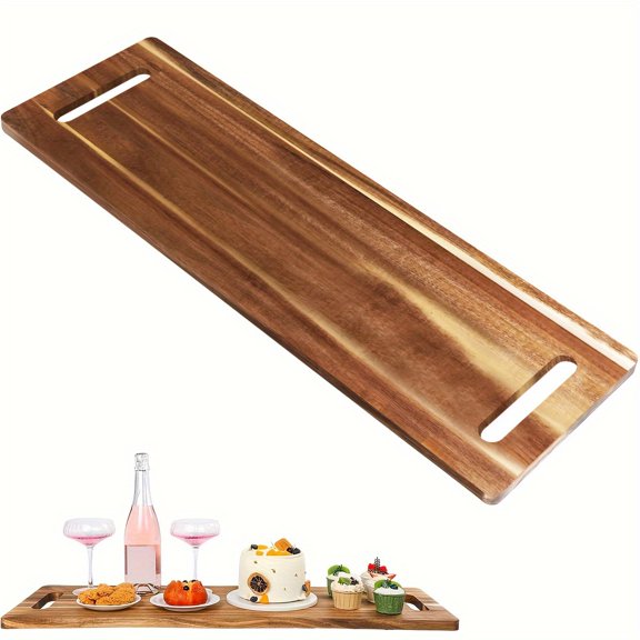 Three Distinct Sizes of Wooden Pallets Acacia/Bamboo Cutting Board - High-Quality Kitchen Chopping Board for Meal Preparation, Cheese Serving, And Food Display