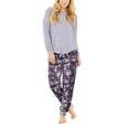 thumbnail image 1 of Three Dots Ladies' Pajama Set (Storm/Blue Cloud, XX-Large), 1 of 5