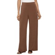 Three Dots Womens Pull-On Pant Brown Medium