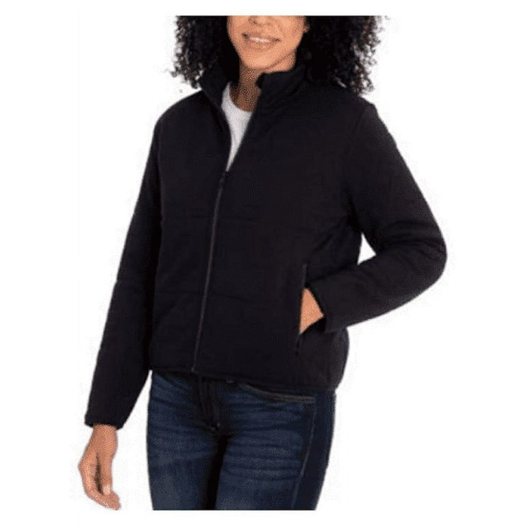 Ladies black quilted jacket cheap