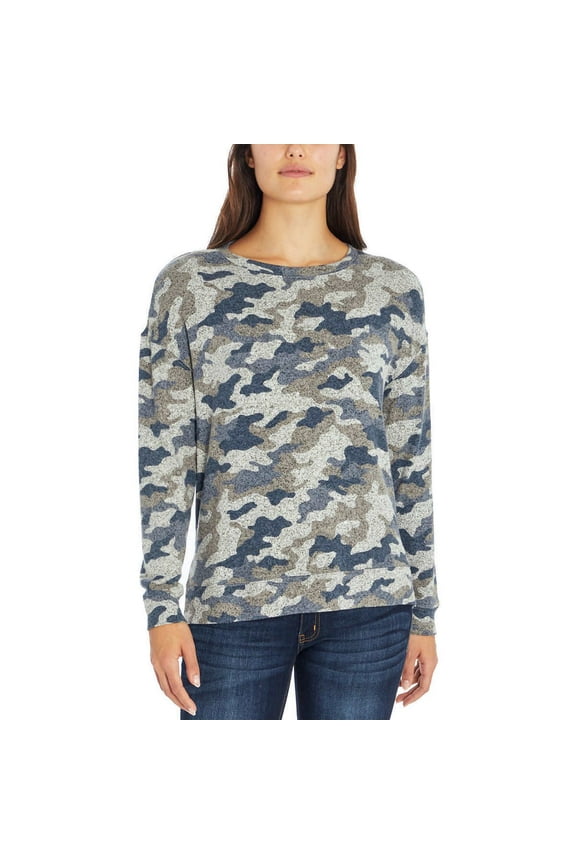 Dots Women's Cozy Long Sleeve Top (Multi, Large)