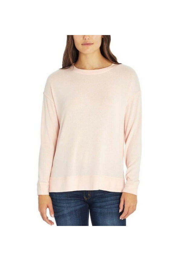 Women's Cozy Long Sleeve Tunic, Pink, XL