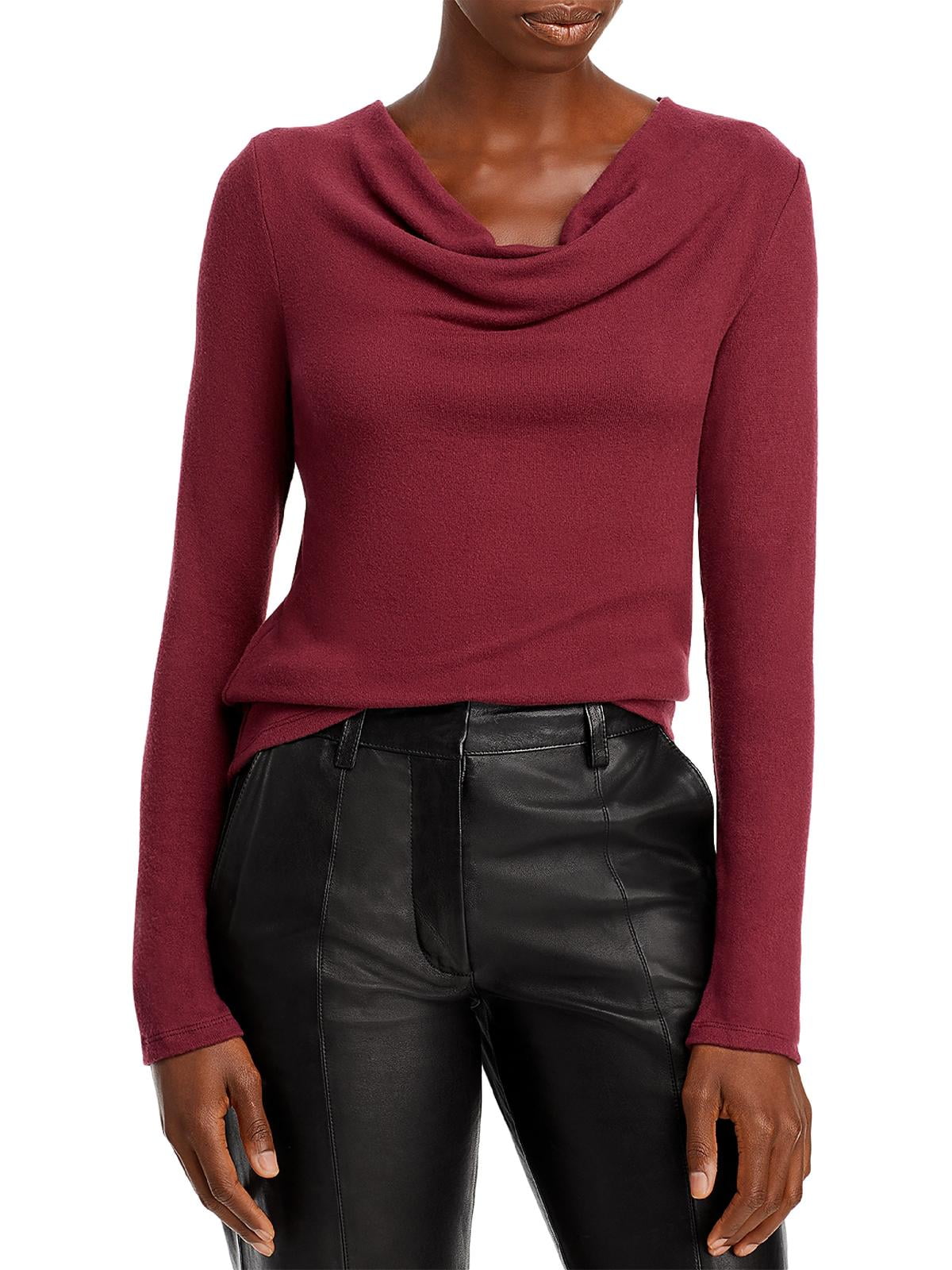 Cowl neck shop fleece top