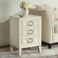 thumbnail image 1 of Coast To Coast Imports Reeds White Three Drawer Chairside Chest, 1 of 10
