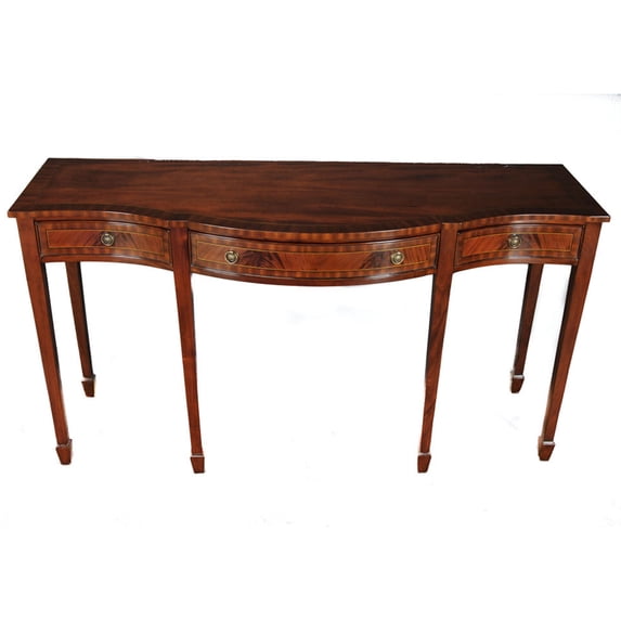 Three Drawer Mahogany Sideboard