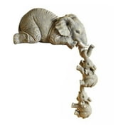 Three Elephant | For Home Decor | Resin Table Ornaments | House Ornaments Y7E1