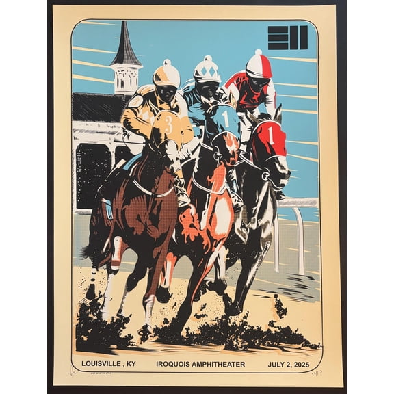 Three Eleven Concert Poster, Kentucky Show Print, Unframed Paper Poster 8x10in