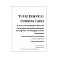 thumbnail image 1 of Three Essential Business Tasks : Good Bookkeeping, Timely Planning, Reliable Budgeting, 1 of 1