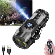 Three Eye Mini Super Flashlight - Bright Compact LED Thumb Light for Emergency Outdoor Camping Hiking