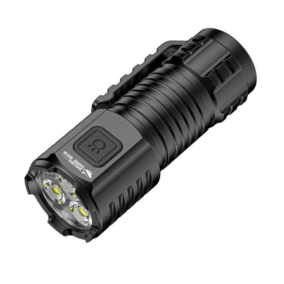 Three-Eyed Mini Flash Super Power Flashlight Flashlight Strong Light New U2