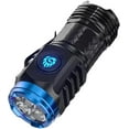 thumbnail image 1 of Three-Eyed Monster Mini Flashlight, Mini Flash Super Power Flashlight, Rechargeable LED Flashlights High Lumens, 3 Lighting Modes, Flashlights for Home/Camping (black), 1 of 8