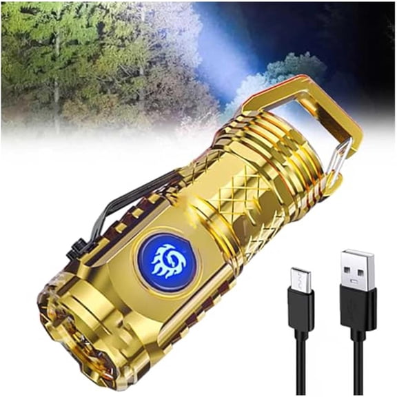 Three Eyed Monster Mini Flashlight, Three Eyed Monster Mini Flash Super Power Flashlight, Three Eyed Monster Mini Flash Super Power Flashlight, German Three Eyed Monster Mini Flashlight (Glod) Glod