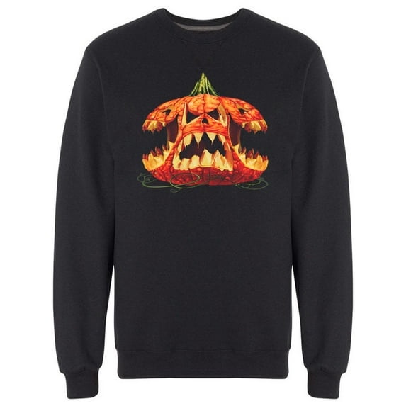 Three Faced Pumpkin S Sweatshirt Men -Image by Shutterstock, Male Medium