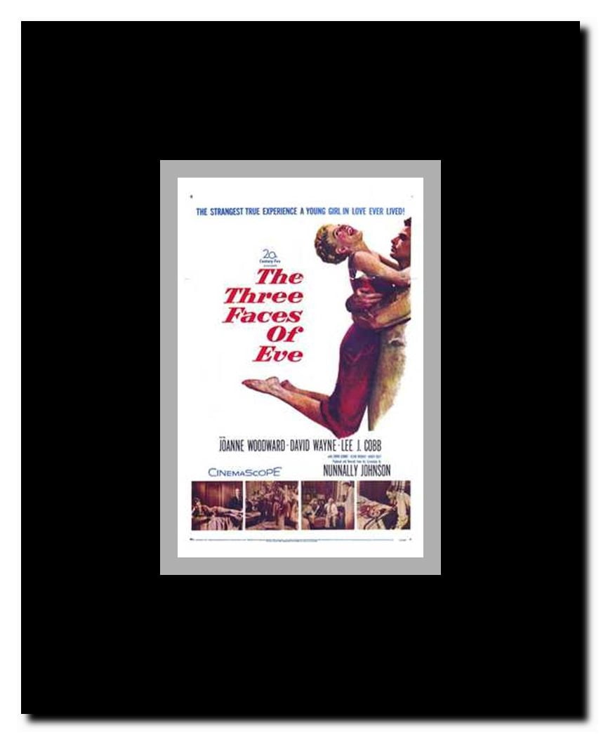 Three Faces of Eve Framed Movie Poster
