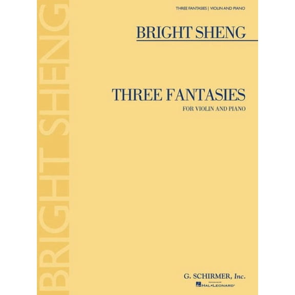 Three Fantasies : For Violin and Piano (Sheet music)