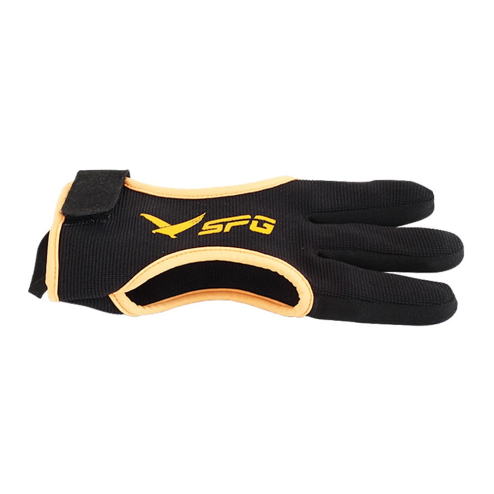 Three Finger Finger Guard Leather Finger Tabs Gloves For Recurve
