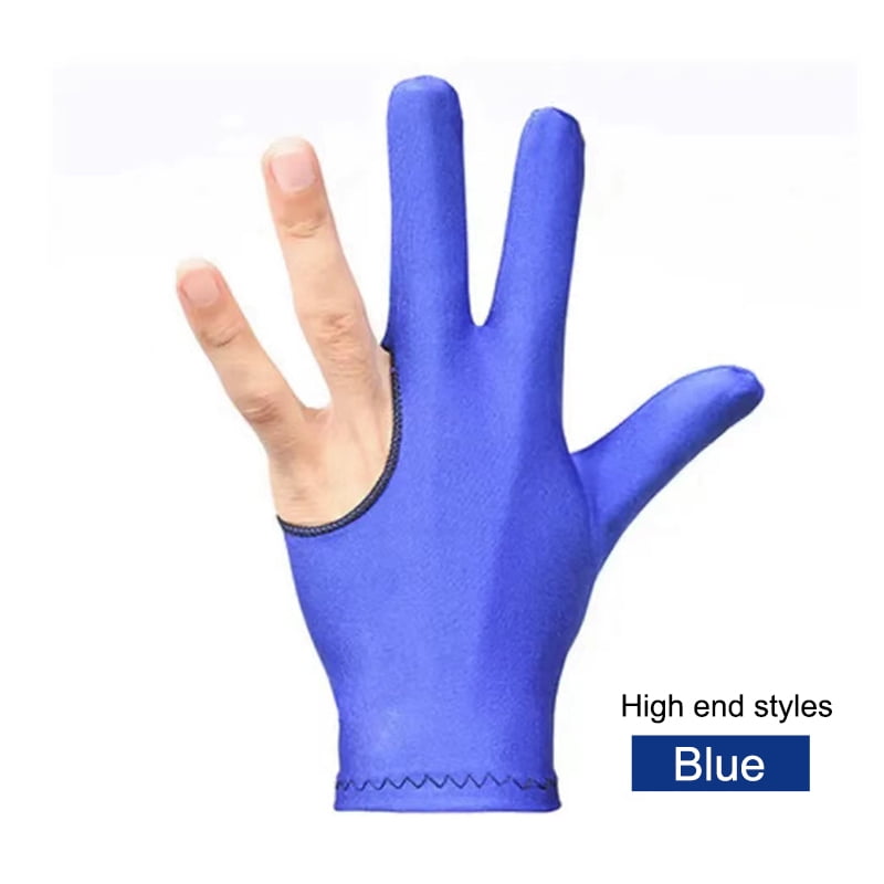 Three Fingers FullFinger Snooker Pool Cue Billiard Glove For Left Hand Lycra Billiards Gloves