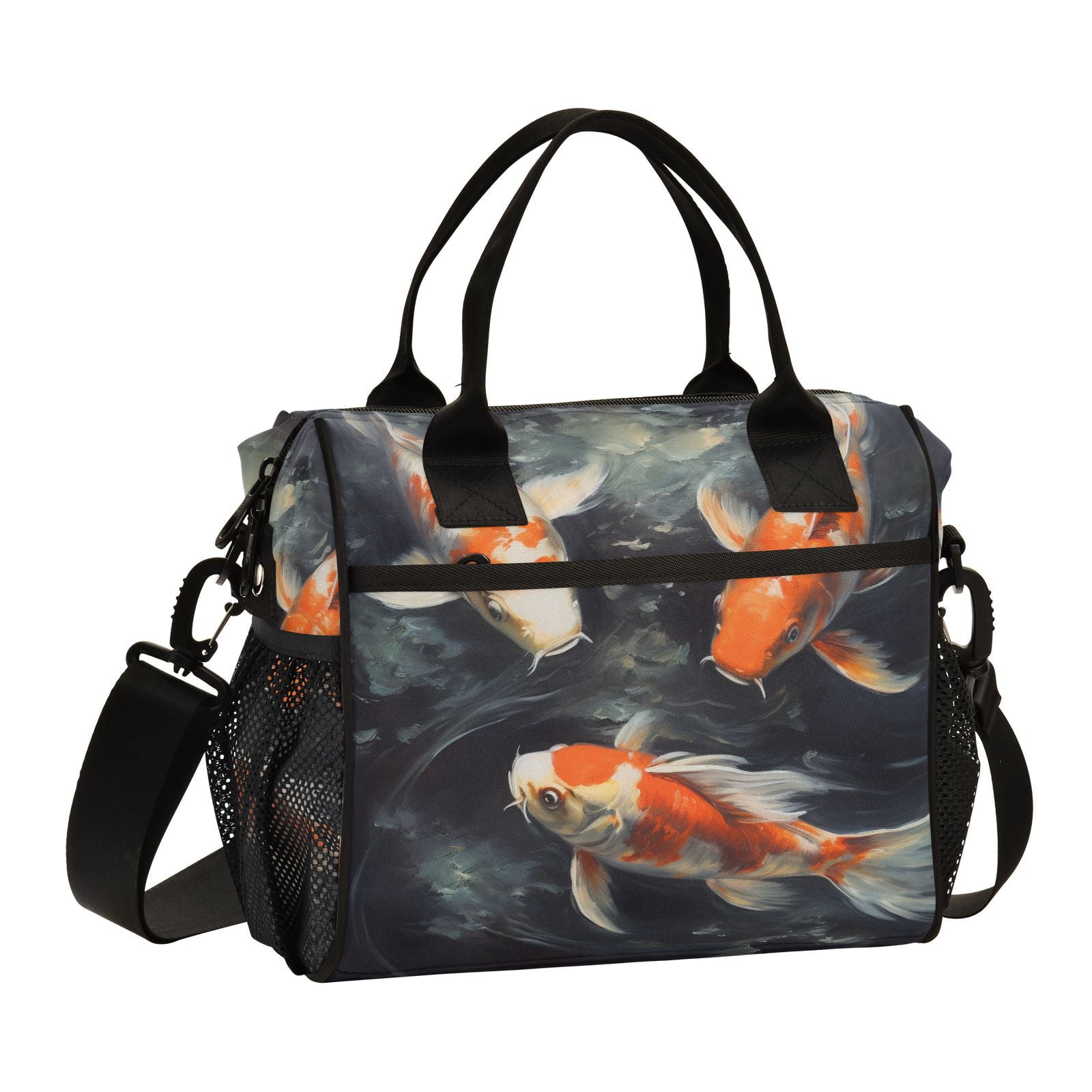 Three Fish Cooler Bag Lunch Bag Soft Cooler Cooling Tote Insulated Lunch Box for Adult Men Women