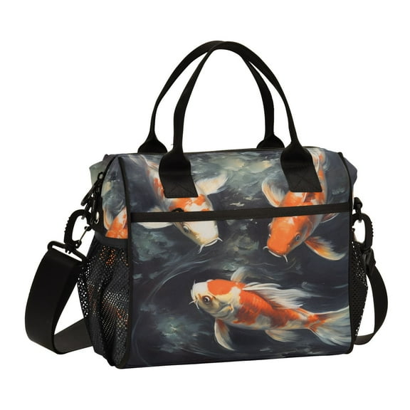 Three Fish Cooler Bag Lunch Bag Soft Cooler Cooling Tote Insulated Lunch Box for Adult Men Women
