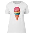 thumbnail image 1 of Three Flavor Ice Cream T-Shirt Women -Image by Shutterstock, Female Large, 1 of 4