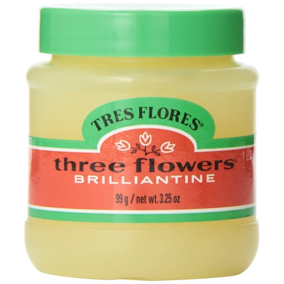 Three Flowers Tres Flores Brilliantine Solid Pomade 3.25 oz (Pack of 12)