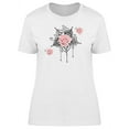 thumbnail image 1 of Three Flowers With Mandala Art T-Shirt Women -Image by Shutterstock, Female XX-Large, 1 of 2