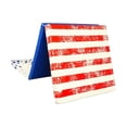 thumbnail image 1 of Three Fold Folding Exercise Mat with Carrying Handles for Gymnastics and Gym, Apartment, Home, Indoor, Dorm, 1.5-Inch Thick, Multi-color, 1 of 5