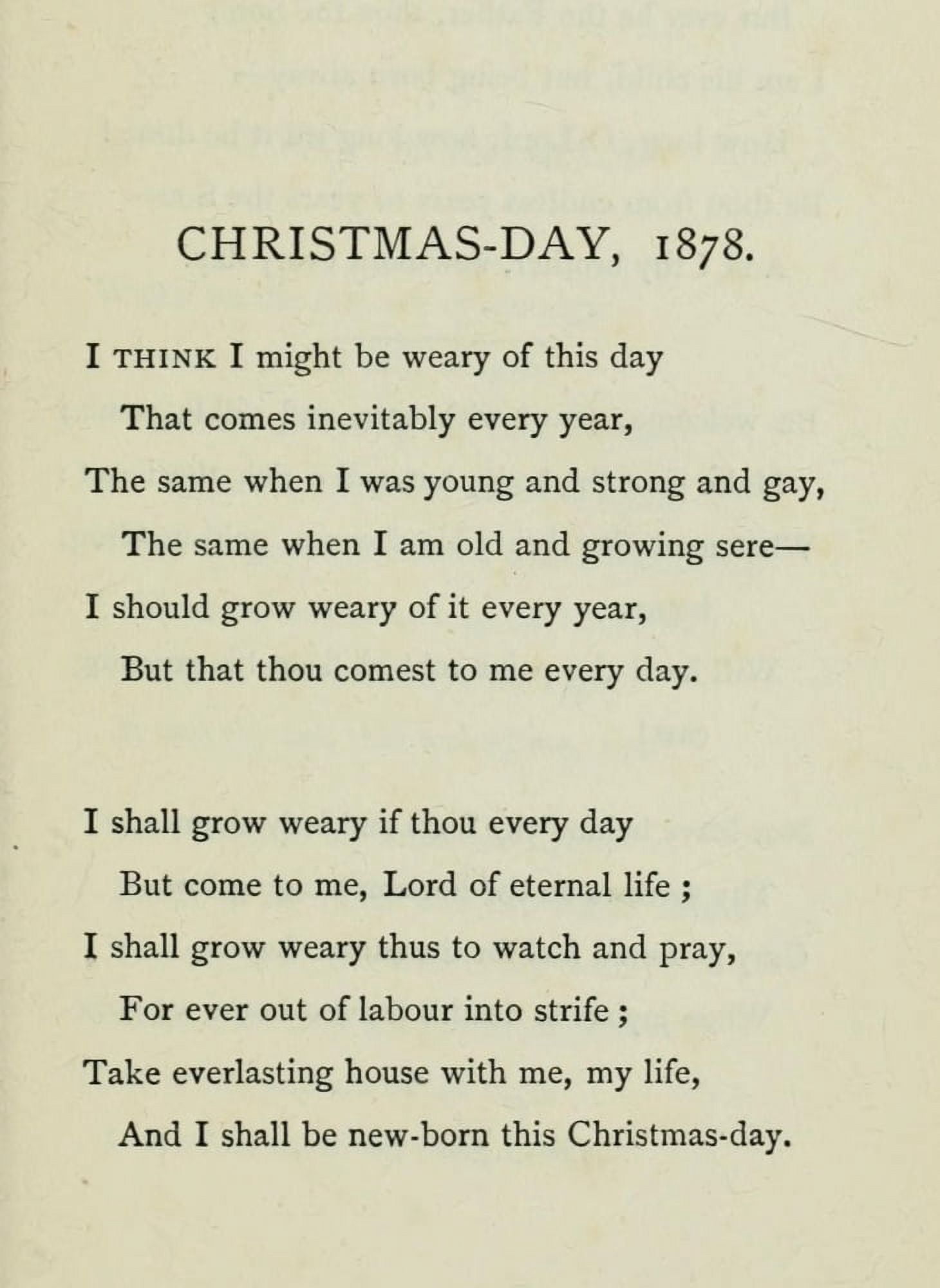 Three Friends A Threefold Cord 1883 Christmas Day 1878 Canvas Art - Three Friends (18 x 24)