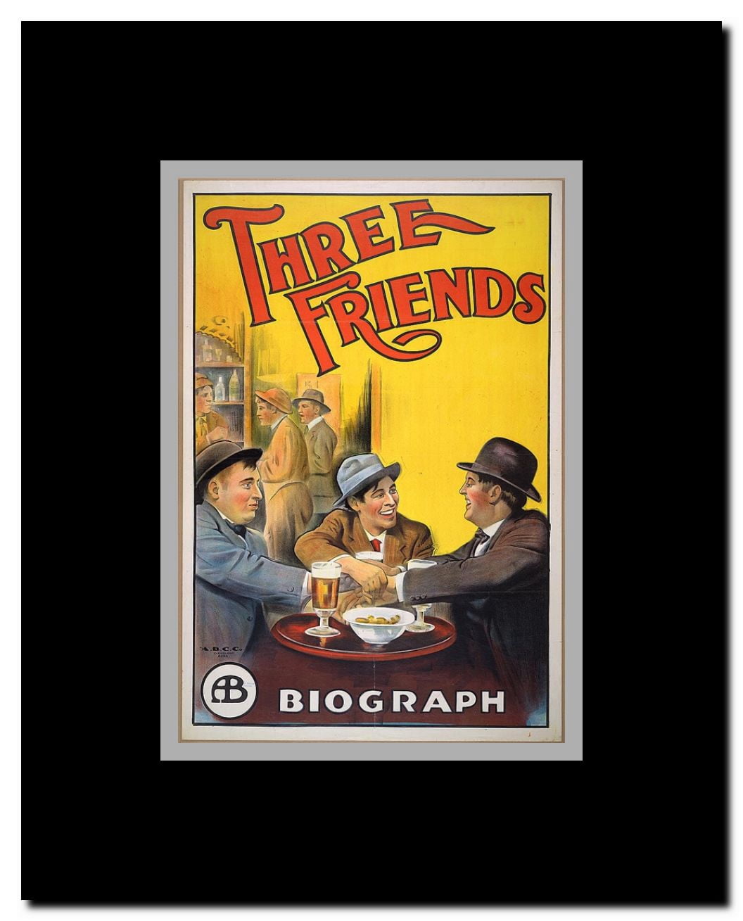 Three Friends Framed Movie Poster