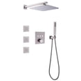 thumbnail image 1 of Three Functions Complete Shower System, 3 PCS of Body Jets Shower Set with Rough-in Valve, 1 of 5