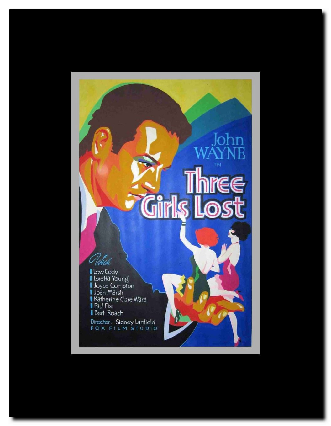 Three Girls Lost Framed Movie Poster