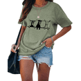 thumbnail image 1 of Three Goats Make Happiness Women T-Shirt, 1 of 3