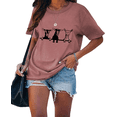 thumbnail image 1 of Three Goats Make Happiness Women T-Shirt, 1 of 2