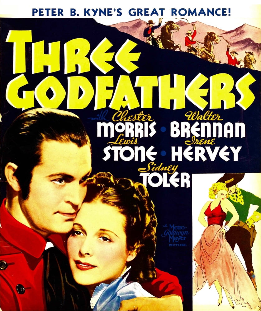 Three Godfathers Canvas Art - (24 x 36)