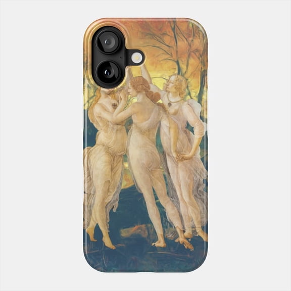 Three Graces creepy Gothic Witchy Vintage Art Tough Case for iPhone 11-17 Pro Max