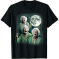 thumbnail image 1 of Three Granny Moon | 3 Old Ladys Howling Weird Cursed Meme T-Shirt, 1 of 5