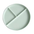 thumbnail image 1 of Three Grid Reducing Meal Plate Wheat Straw, PP, Green, 23cm, 3 Grid Plate, Special Plate Kid Plate, BPA Free, Dishwasher Safe, Lightweight, Reusable, 1 of 4